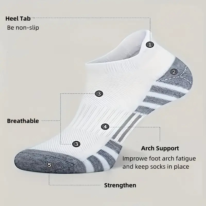 12 çift erkekler nefes spor ay - Ankle Brace Sock incelemesi ve fiyatı