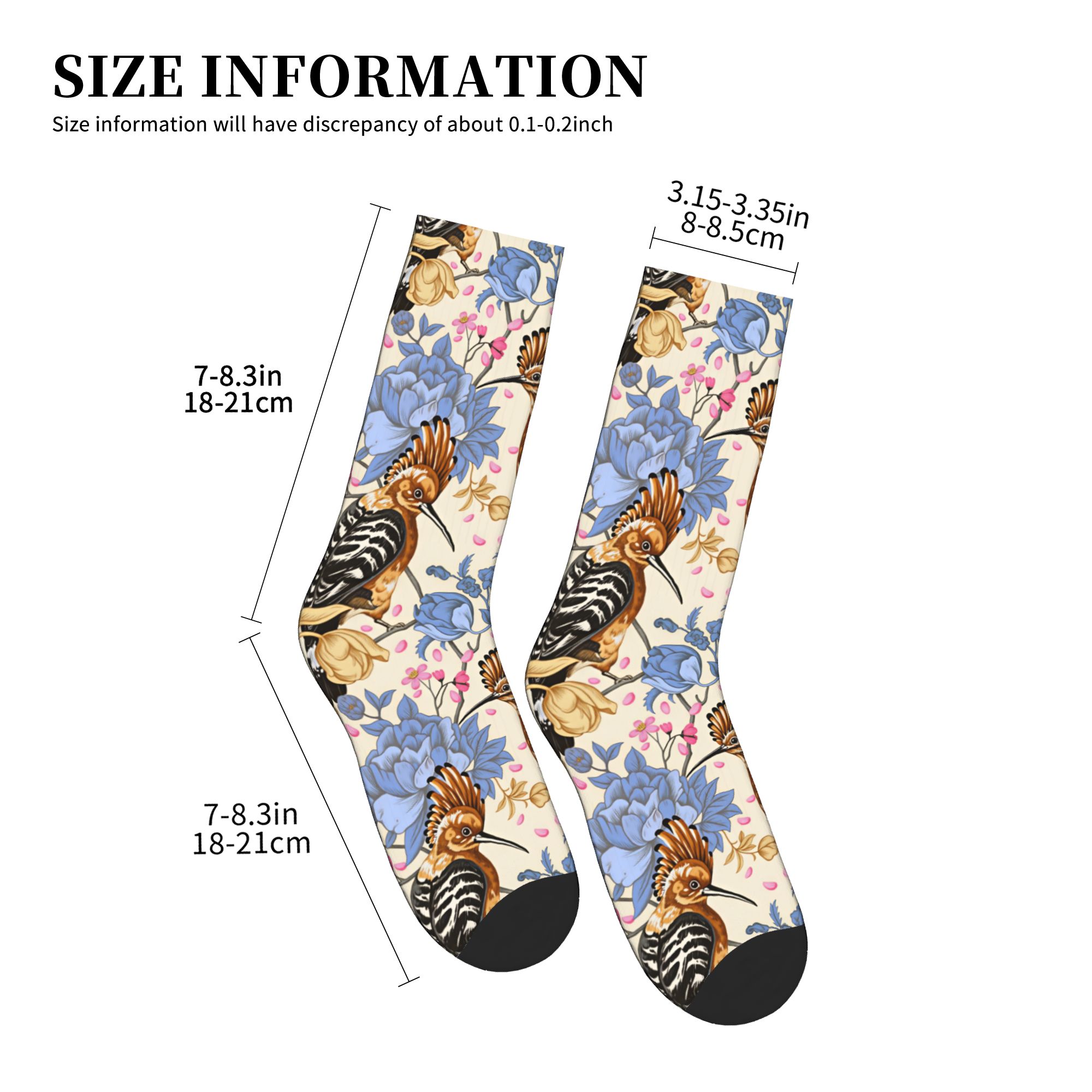 Hoopoe Bird Mavi Şakayık Vinta - Dress Sock Men incelemesi ve fiyatı